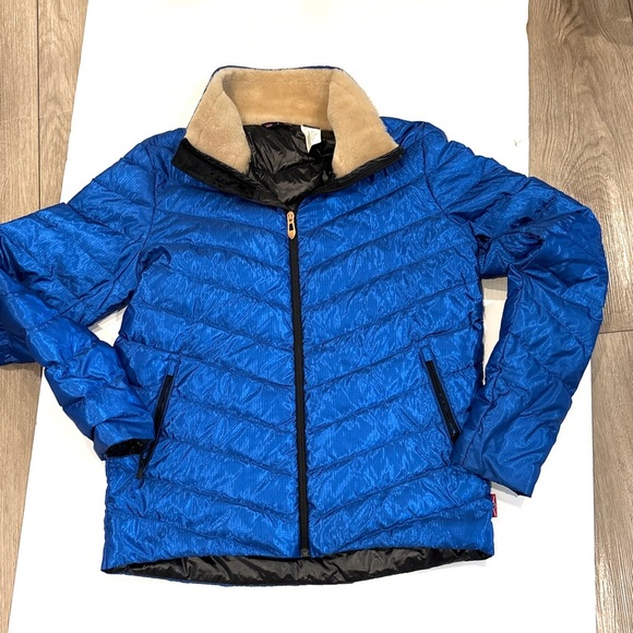 Rossignol 1907 Men’s Puffer Ski Down Quilted Jacket with Fur Collar Medium - Picture 1 of 10